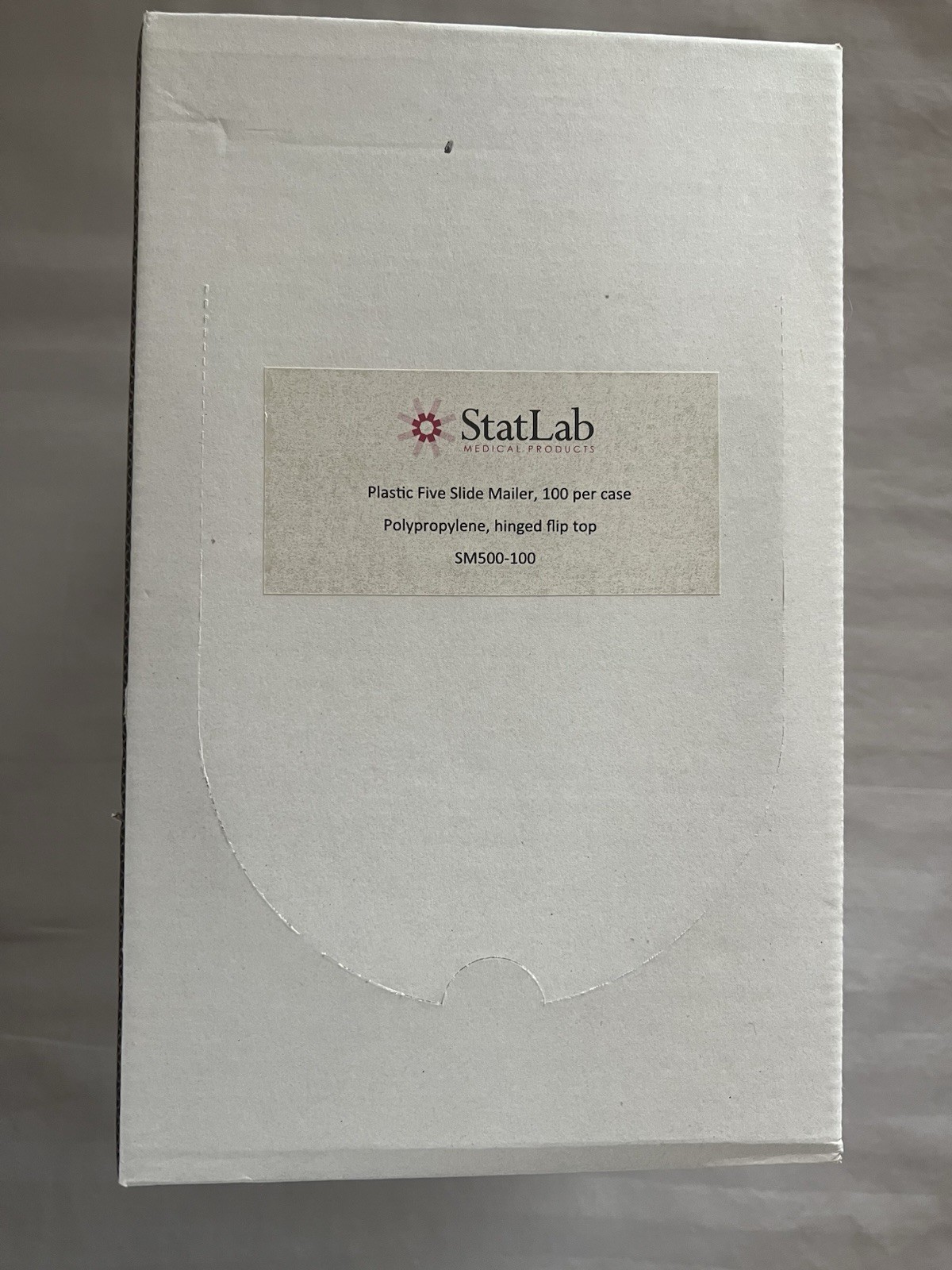 Statlabs SM500-100 Plastic Five Slide Mailer, 100 per case