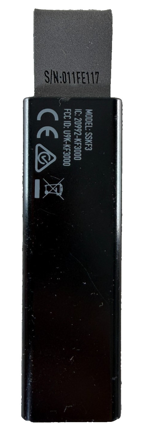 SimpliSafe Key Fob Remote Control Model SSKF3 Black For SimpliSafe System