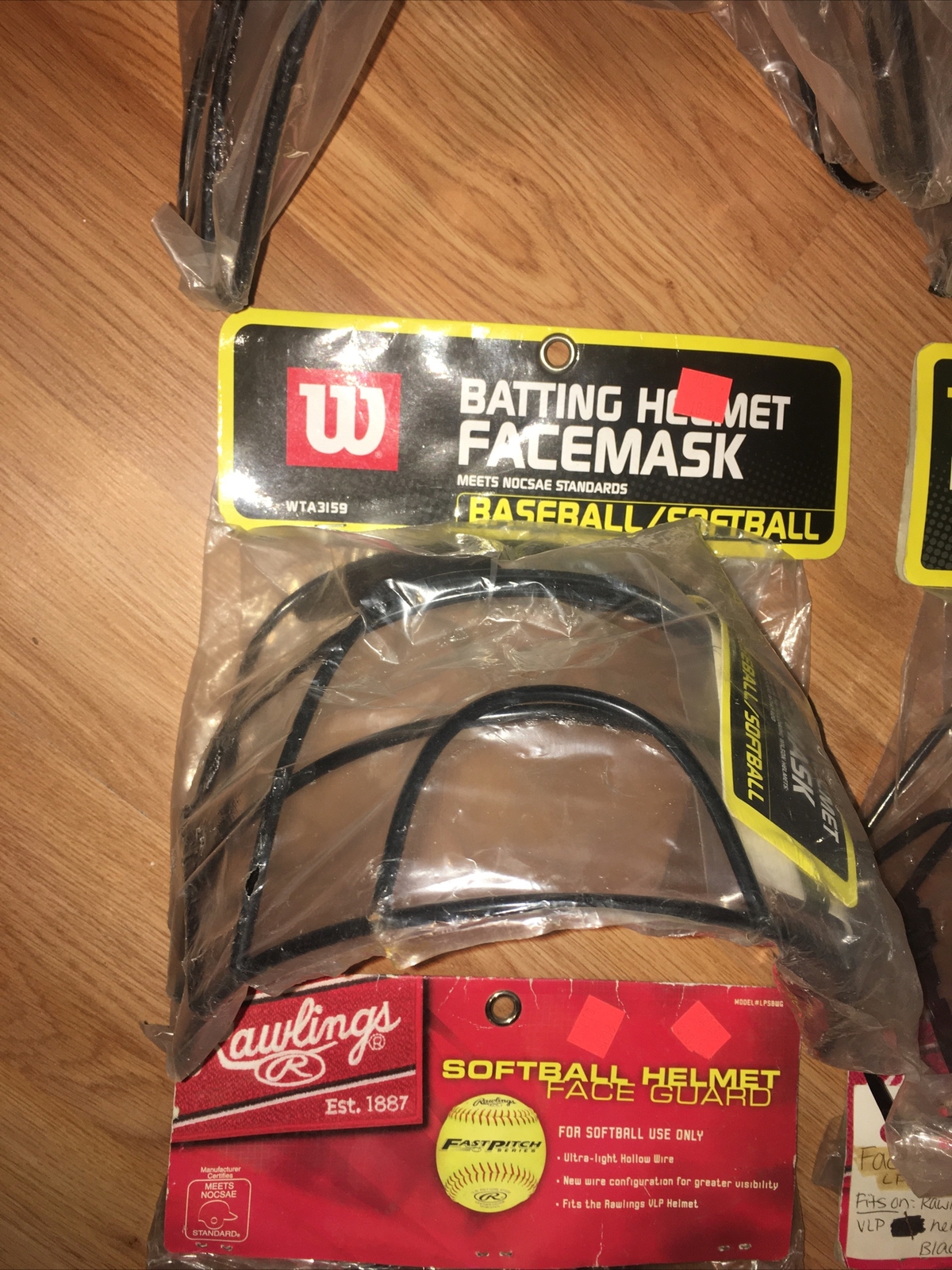 NEW Wilson & Rawlings BATTING HELMET FACEMASKS: 6 Types Baseball/softball