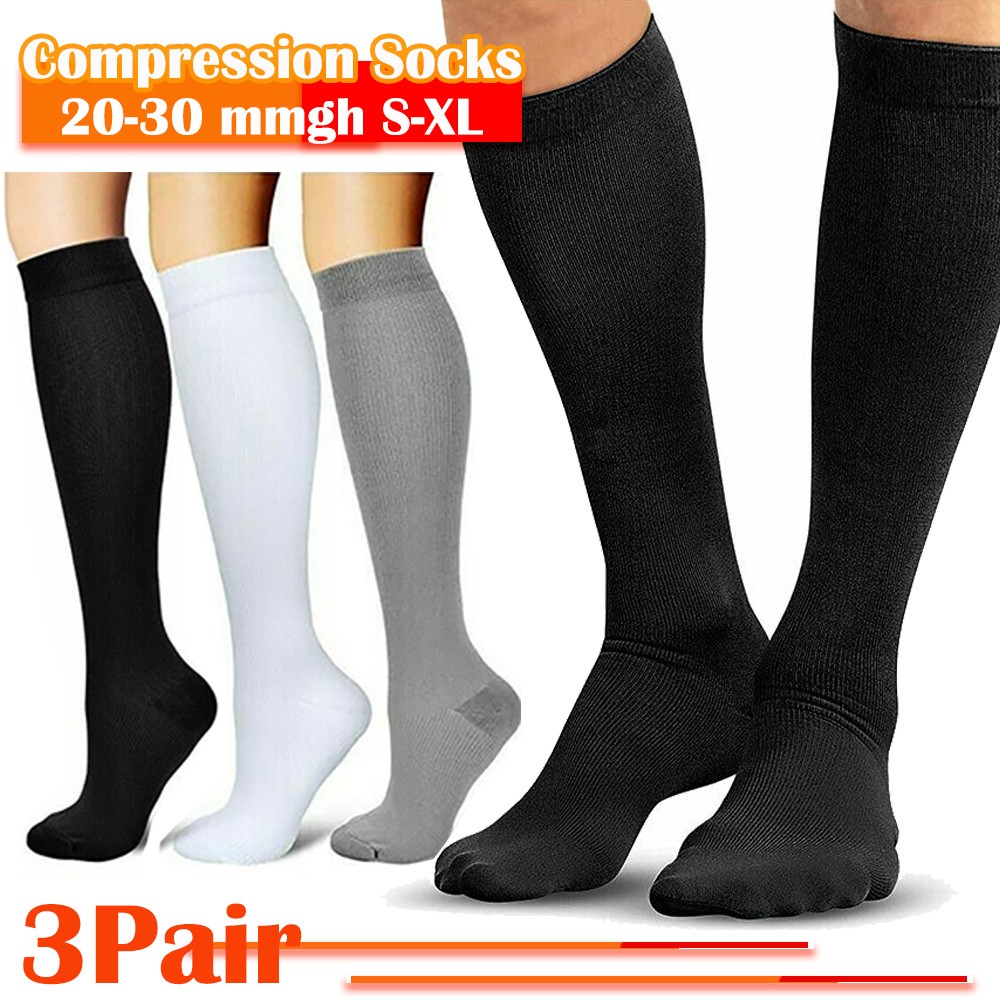 Compression Socks 10-20 mmHg Men & Women Sports Gear Relieve Edema /Fast Ship