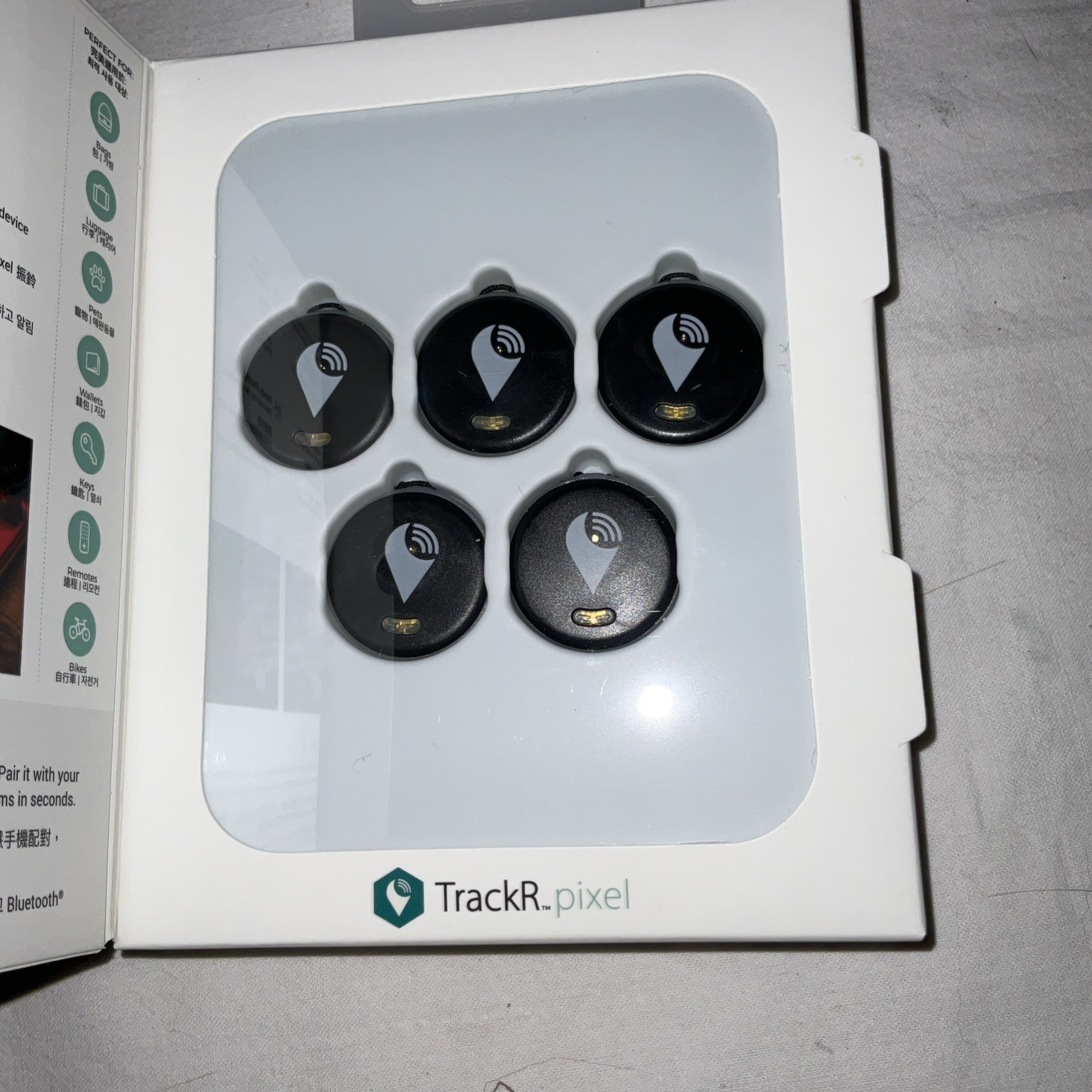 TrackR Pixel Bluetooth Tracking Tracker Device, Black new & Different Colors