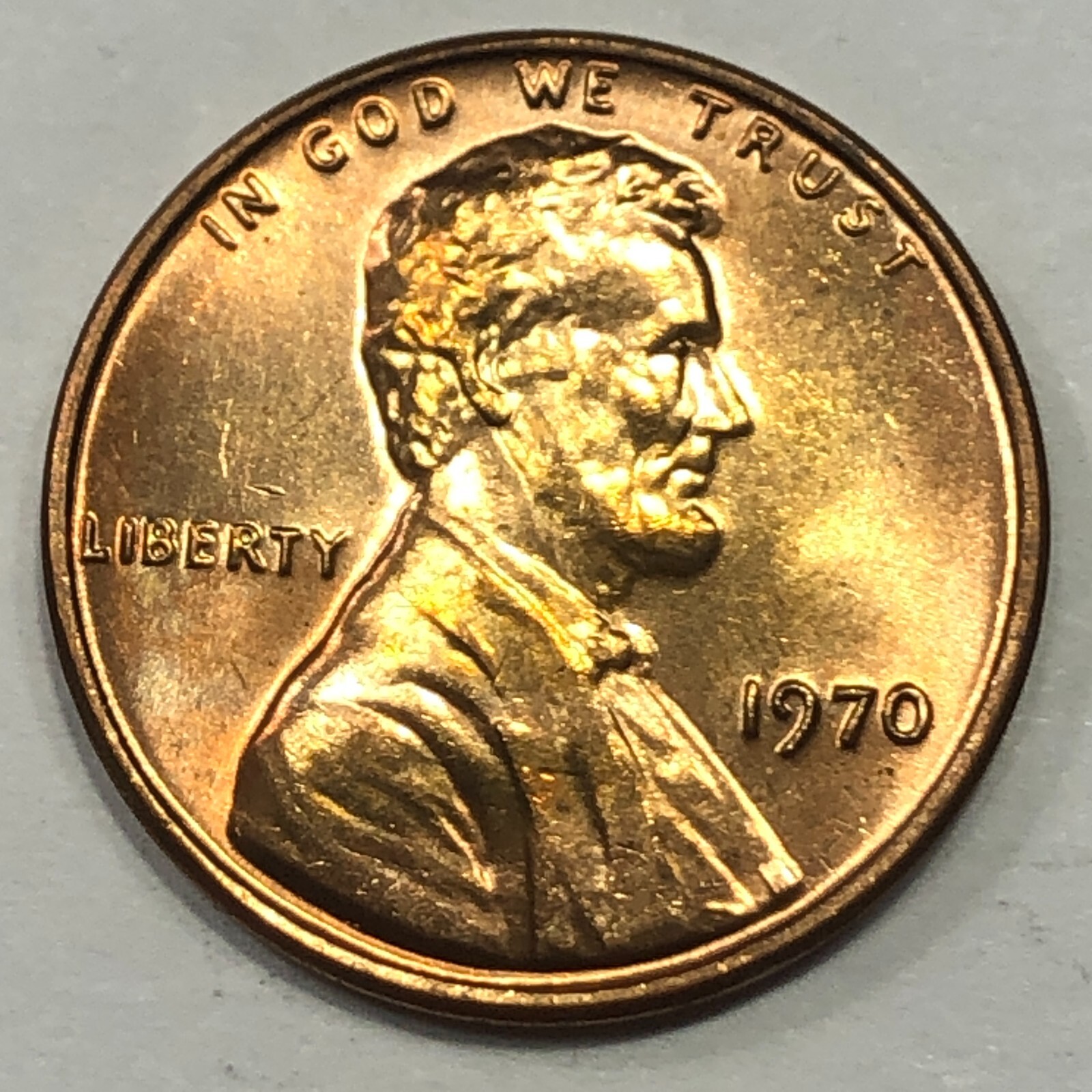 1970 P&D -  Lincoln Memorial Cent Set - Brilliant Uncirculated