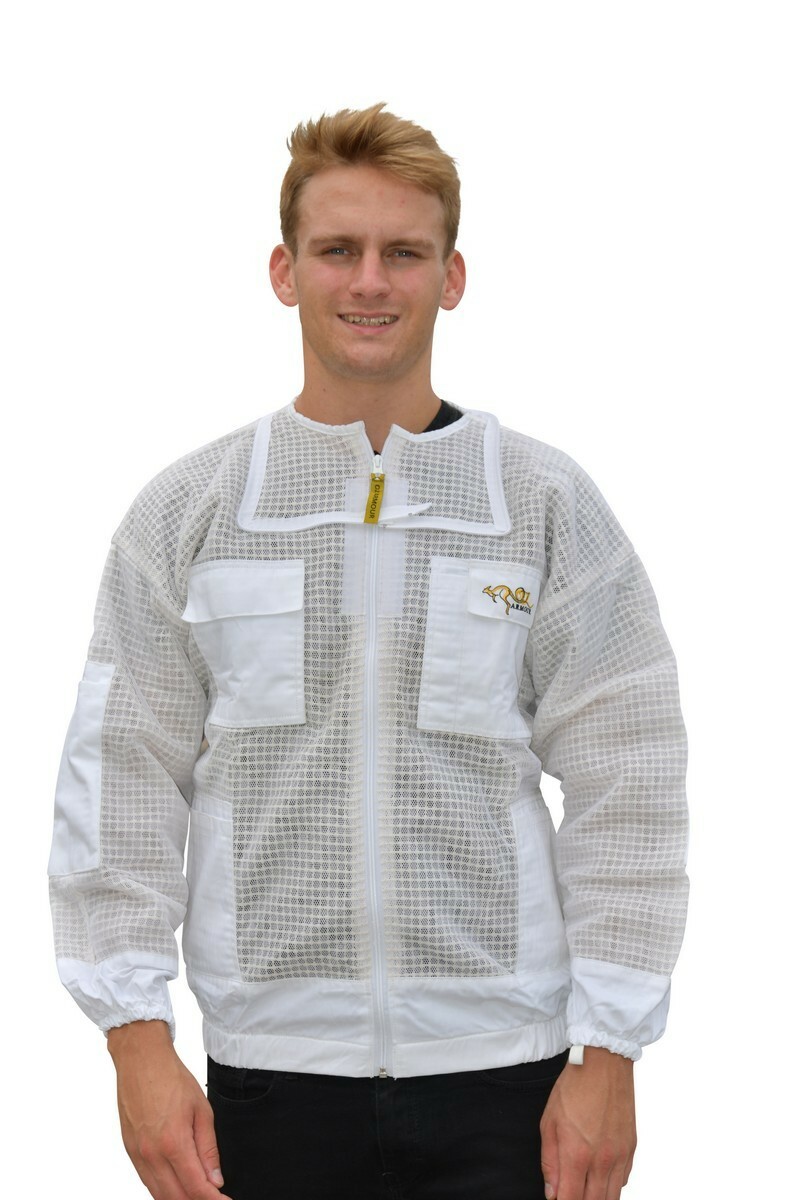 OZ ARMOUR BEEKEEPING JACKET & TROUSERS SUIT FOR BIG & STOUTS VENTILATED