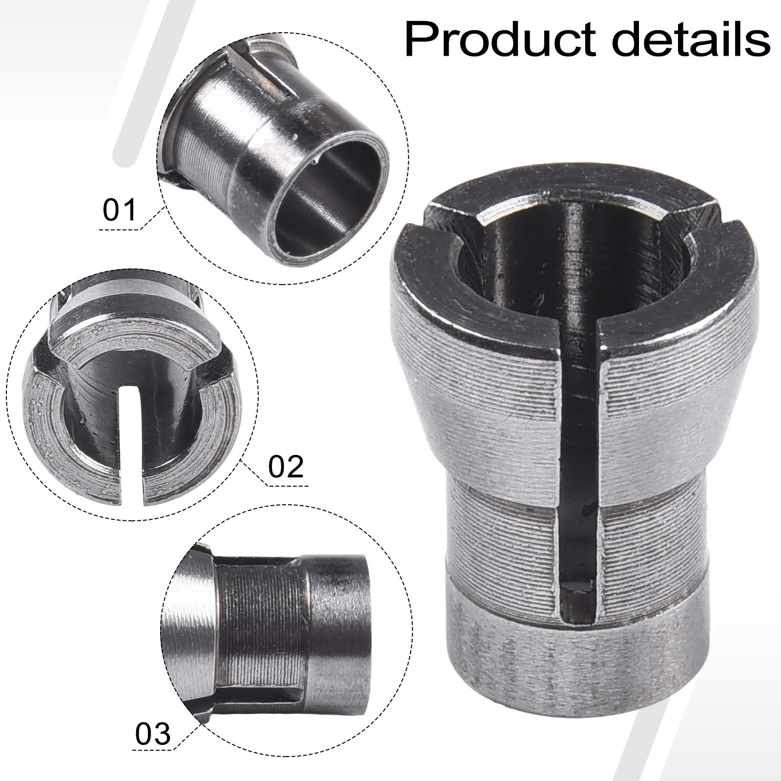 Strong and Reliable Collet Chuck Adapter for Engraving and Carpentry Tools