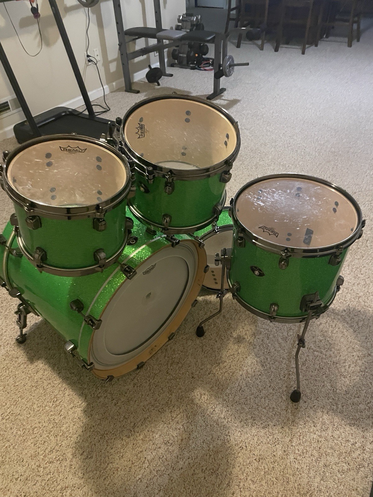 Tama Starclassic Performer EFX - Lime Lite Glitter Shell Pack