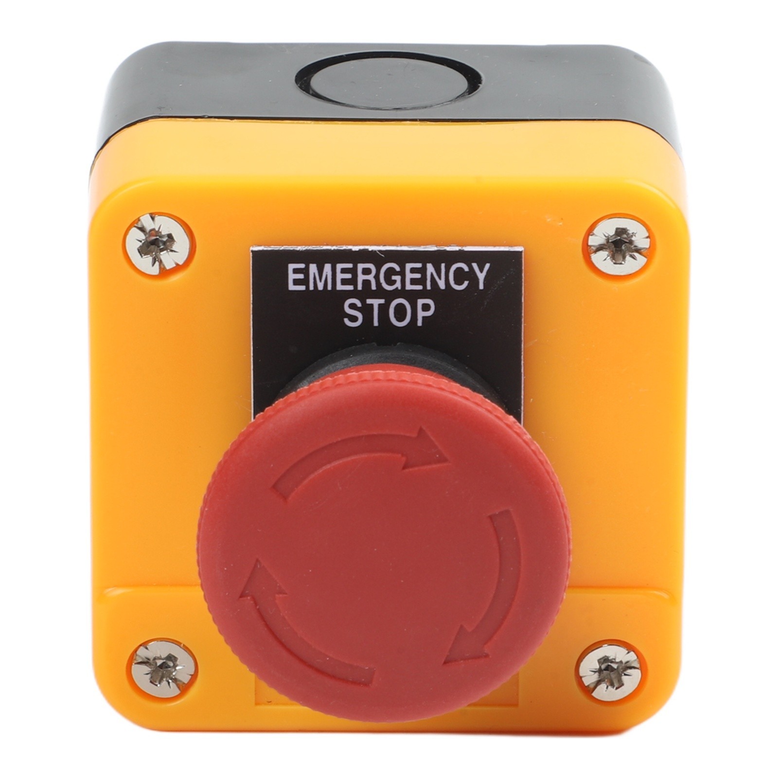 Waterproof 10A Latching E Stop Push Button Switch with 22mm Mount Hole