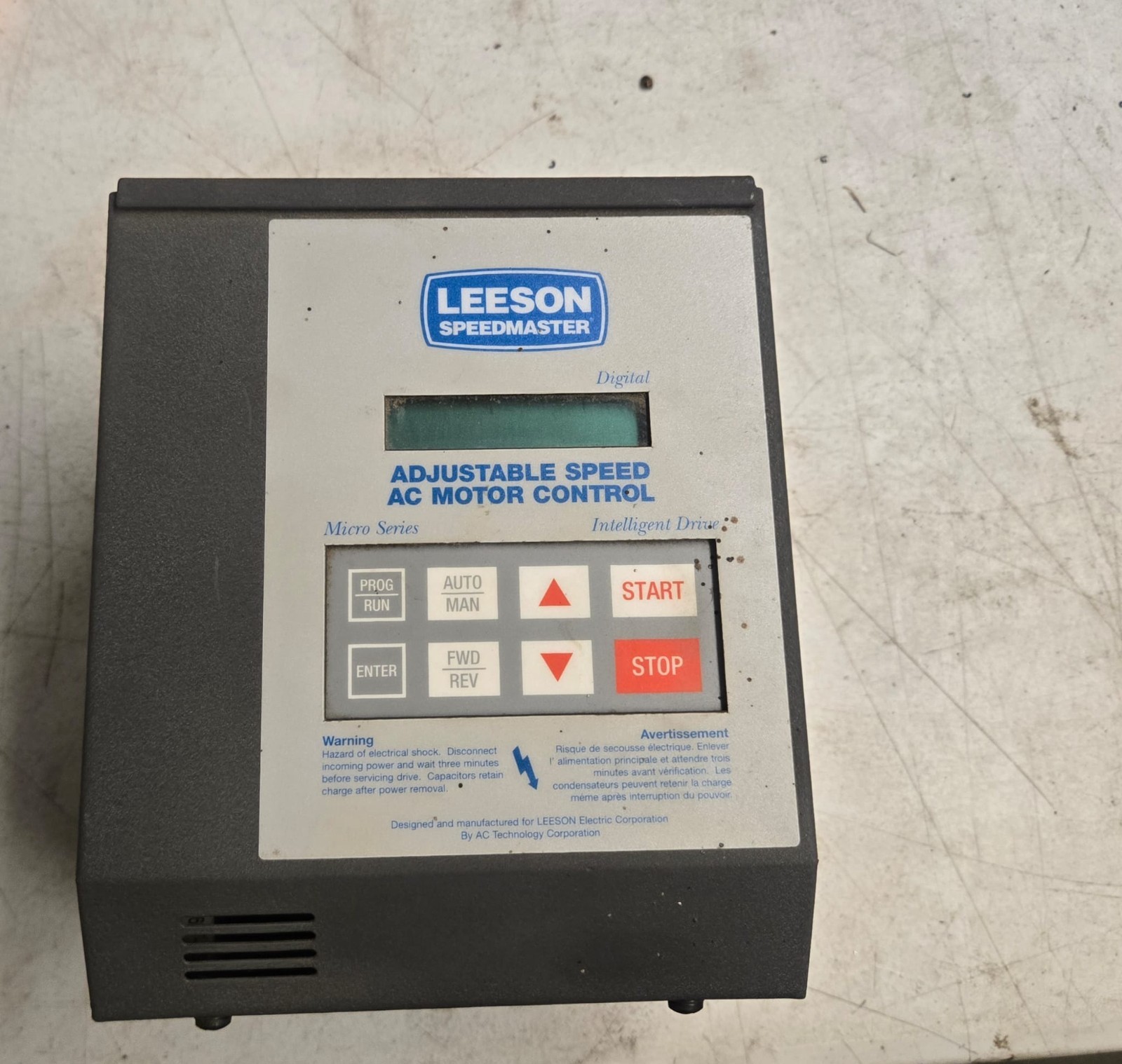 LEESON Adjustable Speed AC Motor Control 174923 Phase 3 400v 5hp(BX57)