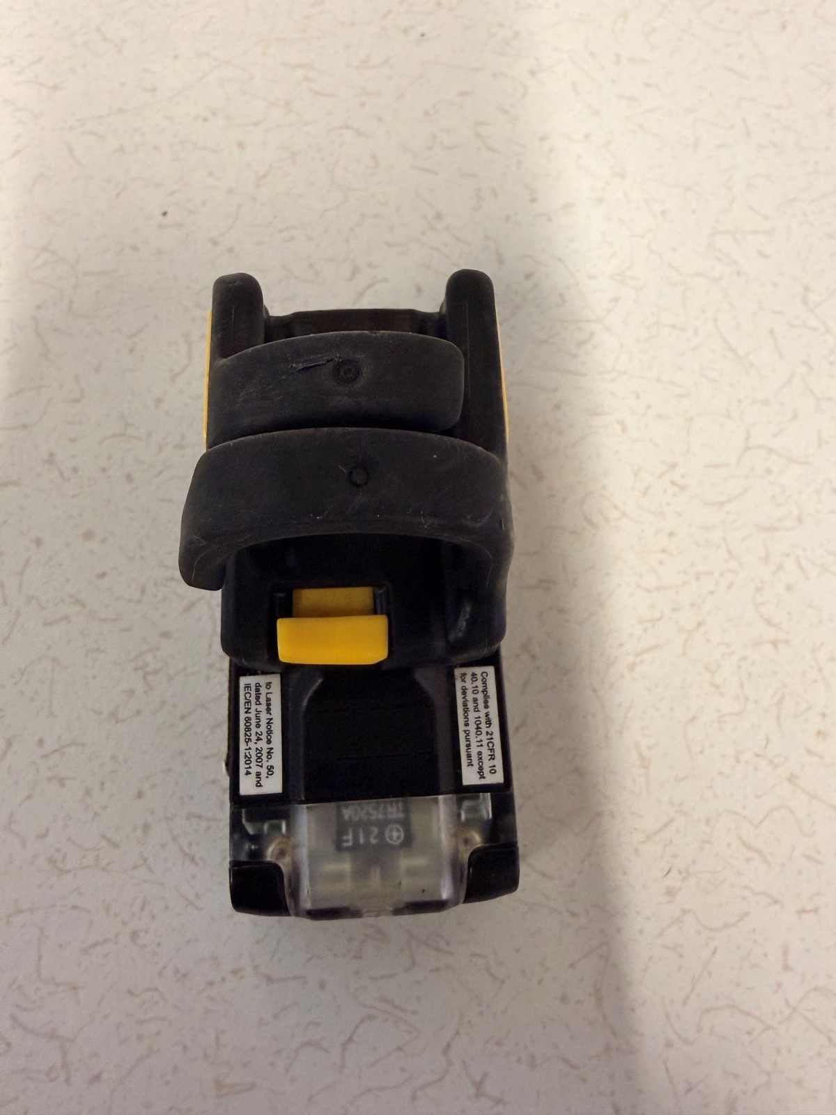 Zebra RS5100 Bluetooth Ring Scanner w/OEM Zebra Battery Black/Yellow