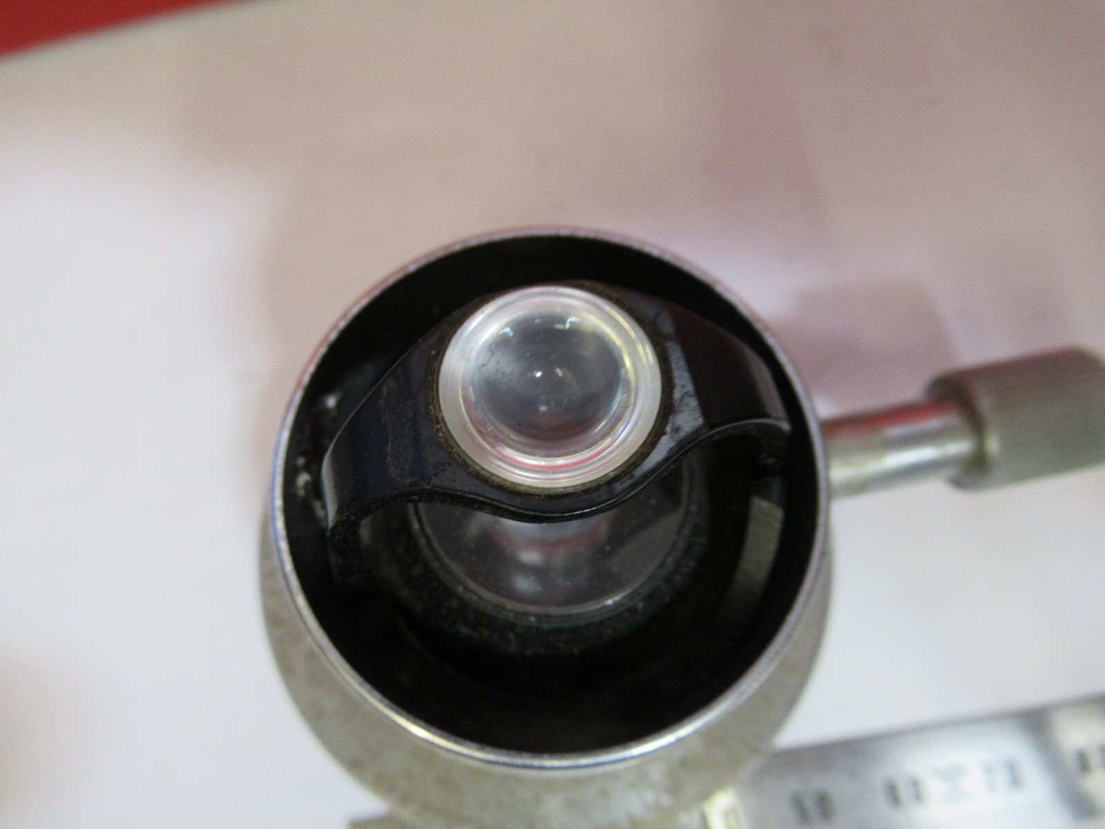 LEITZ WETZLAR CONDENSER + IRIS ANTIQUE MICROSCOPE PART AS PICTURED 6V-FT-71