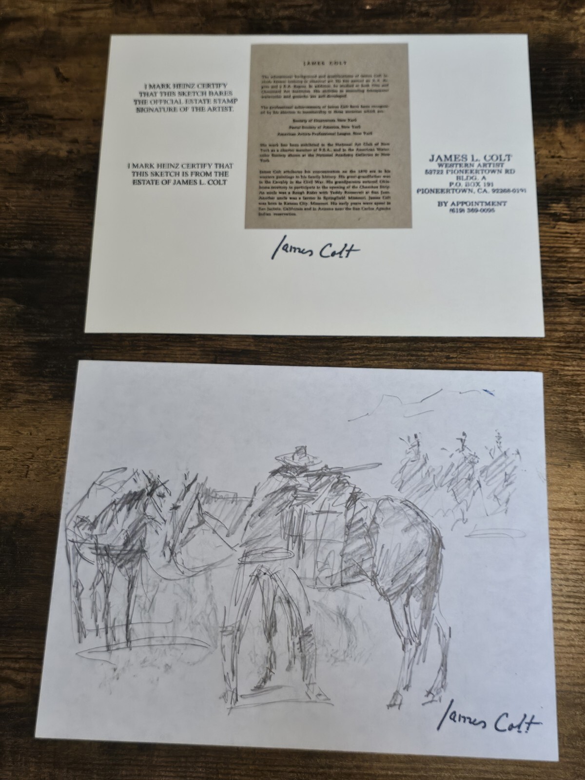 James Colt Western Cowboys Sketching (95)