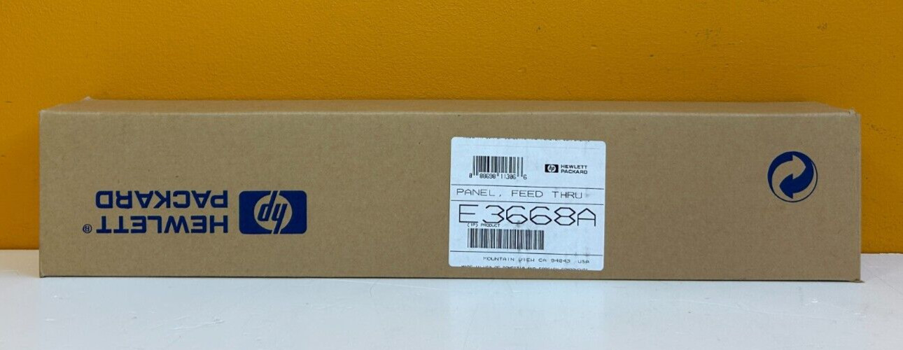 HP / Agilent E3668A Feedthru Panel Kit. New + Hardware! For E3660A, etc. Racks.