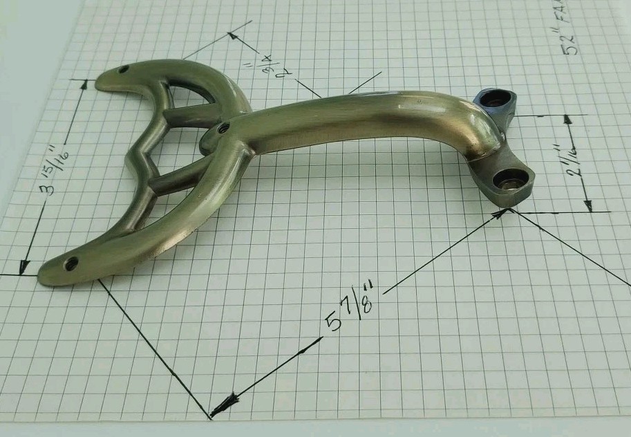 52" Antique Brass Ceiling Fan Blade Arm Replacement Bracket Hunter & Hampton Bay