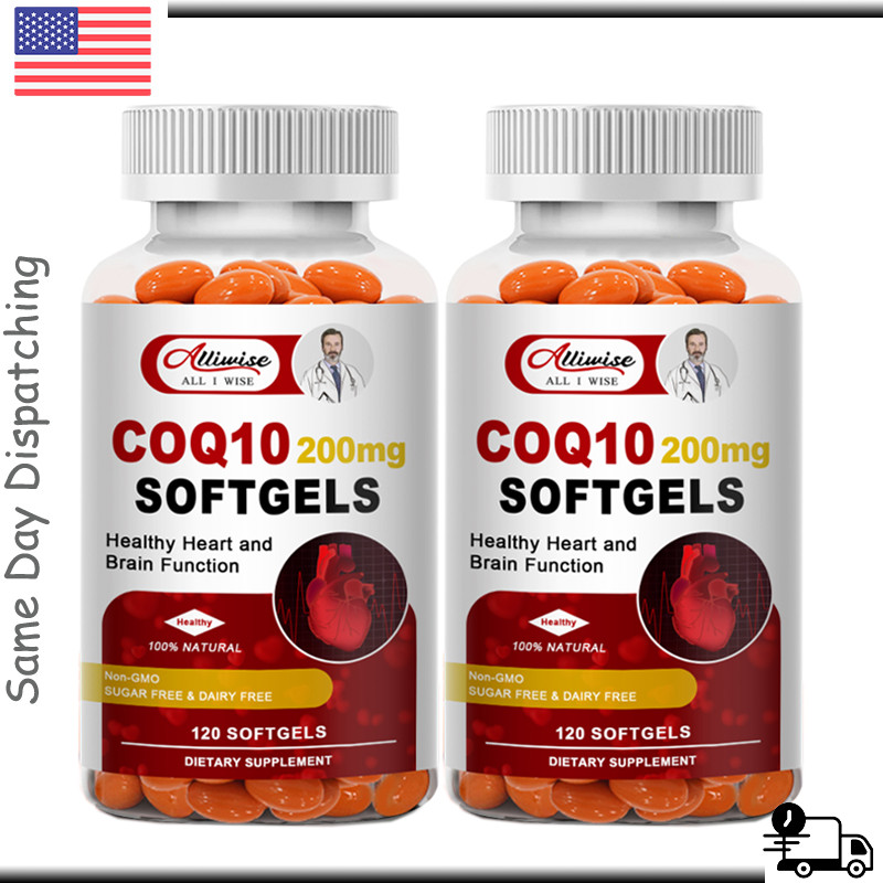 240 Pills COQ10 Coenzyme Q-10 Supplement Energy Stamina Heart Energy Support