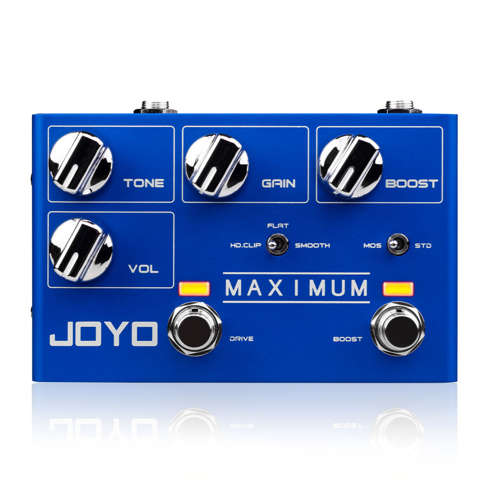 JOYO Overdrive Boost Guitar Pedal 6 Modes Pure Clean True Bypass For Guitar Bass
