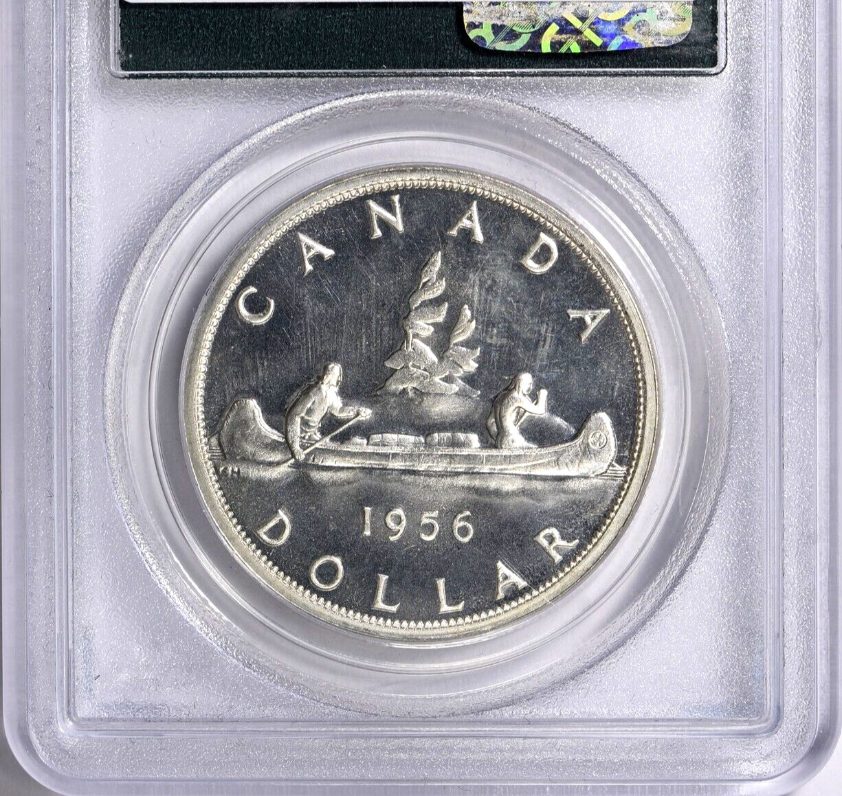 1956 Canada Silver Dollar PCGS Graded PL-66 OGH