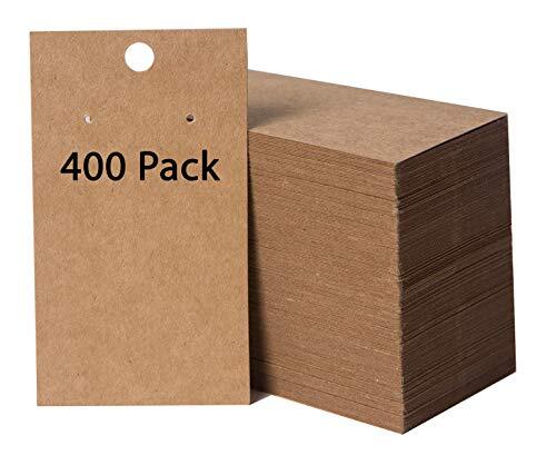 400 Pack Earring Cards - Earring Display Cards - Custom Earring Cards for