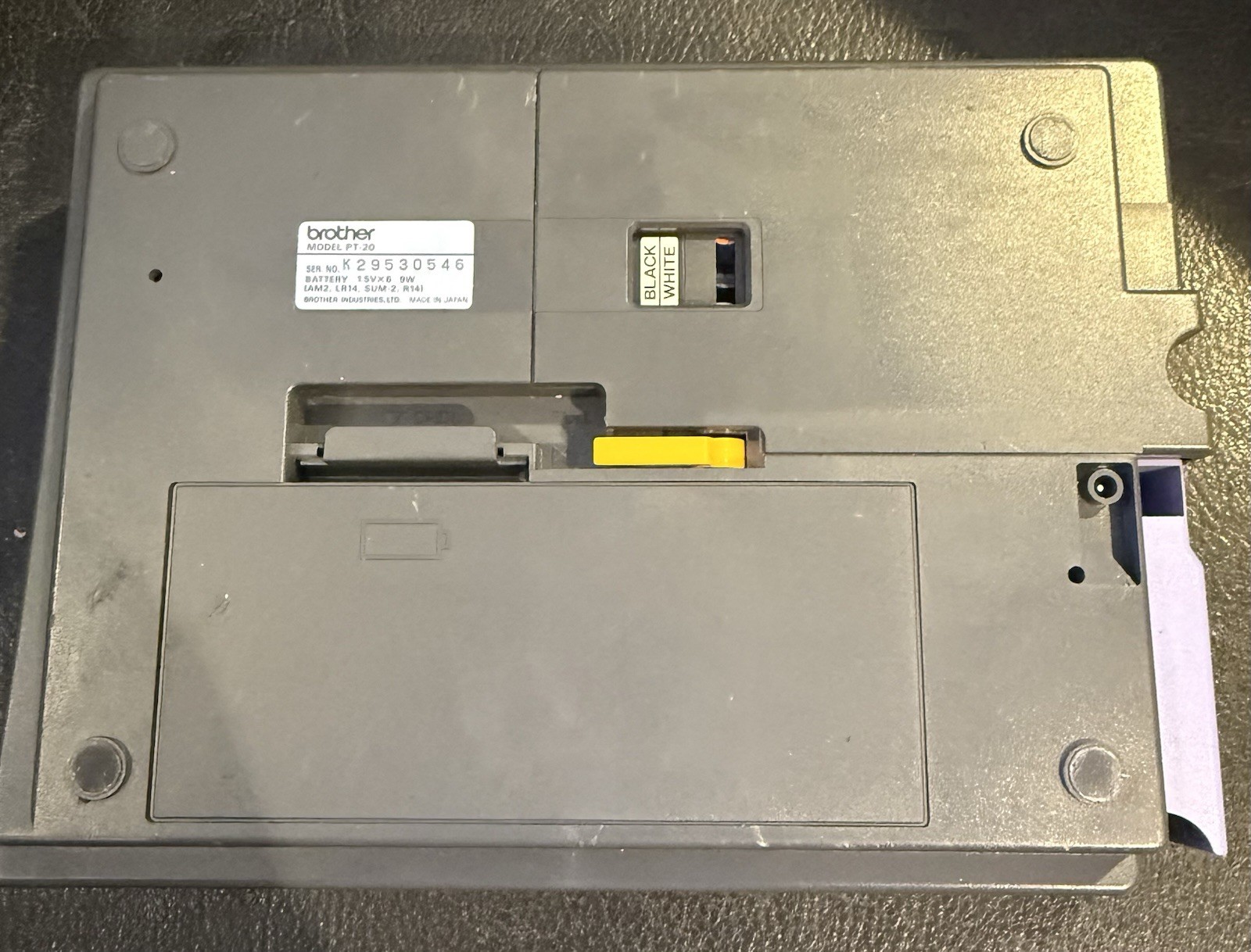 Brother P-touch PT-20 Electronic Labeling System