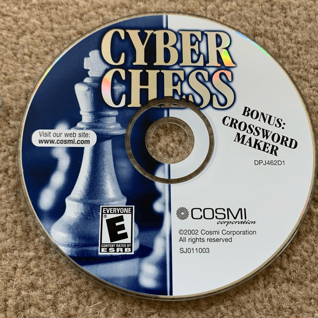 Cyber Chess 2002 CD Cosmi Corporation DPJ462D1