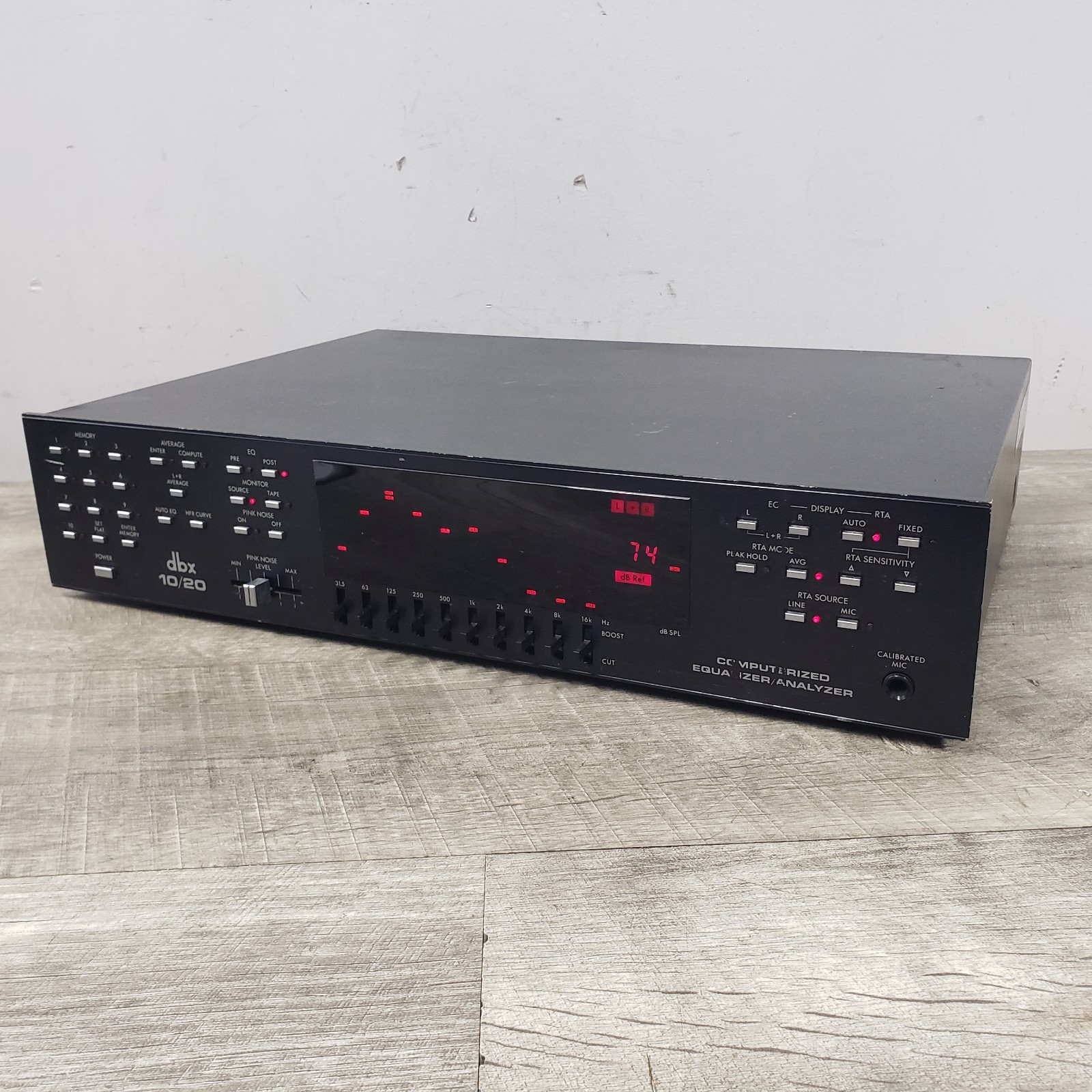 Works WATCH VIDEO* Vintage DBX 10/20 10-Band Equalizer & Spectrum Analyzer