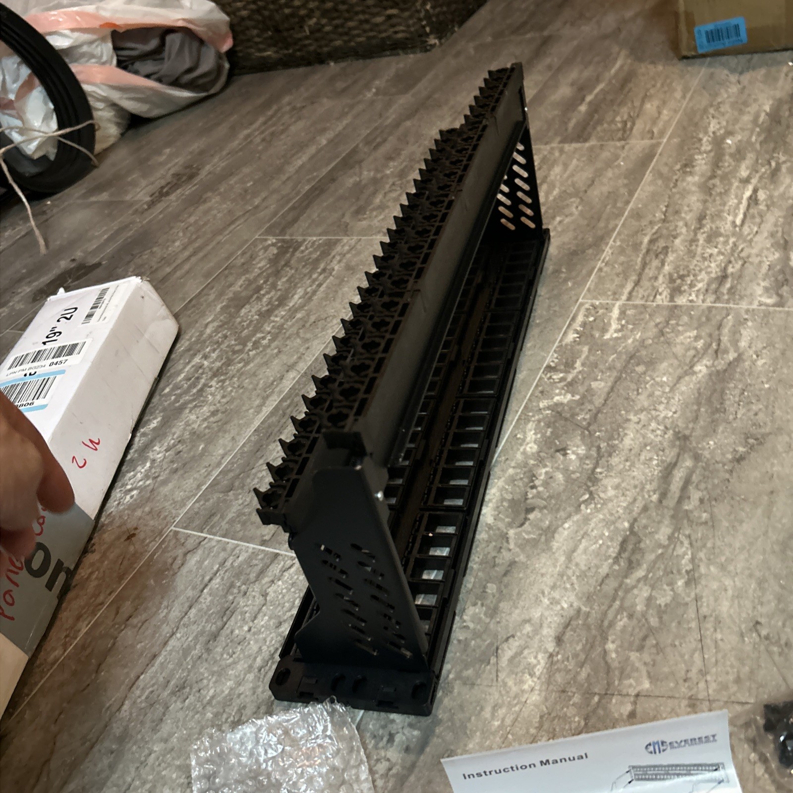 New Everest Media Solutions 48 Ports UTP Keystone Patch Panel 4 19” 2U. 1 Pack