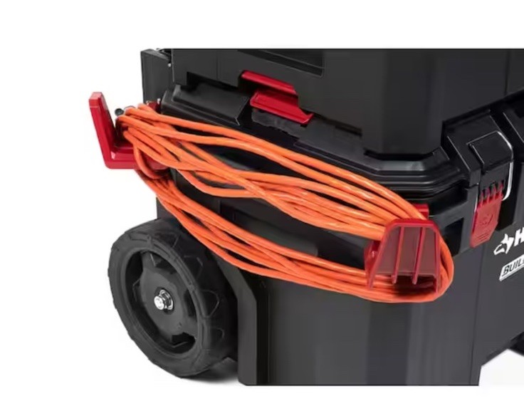 Husky Build-Out Accessory Hook Set Tool Storage Impact Resistant 20 lb Red