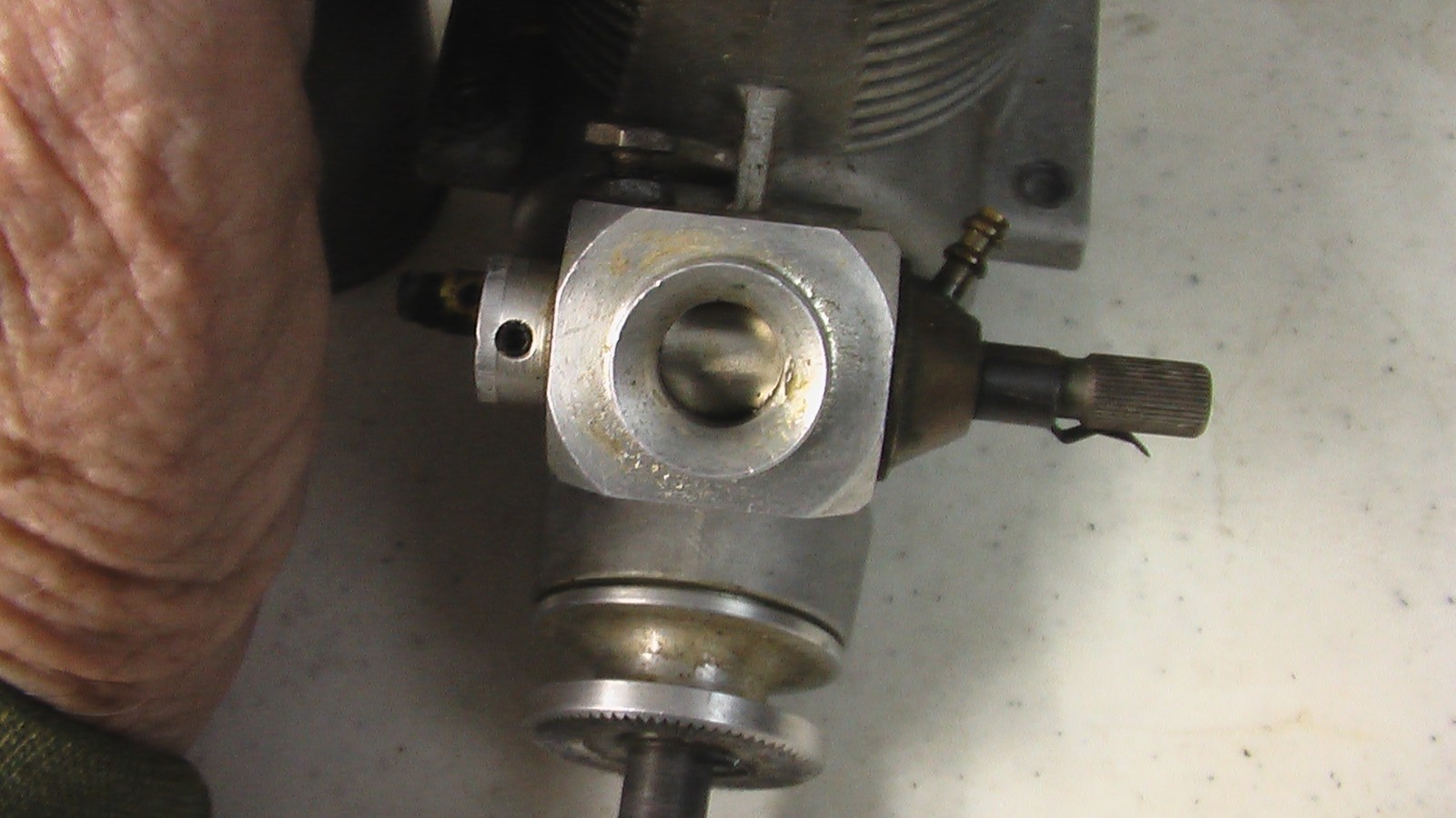 Webra 120 RC with muffler runs well