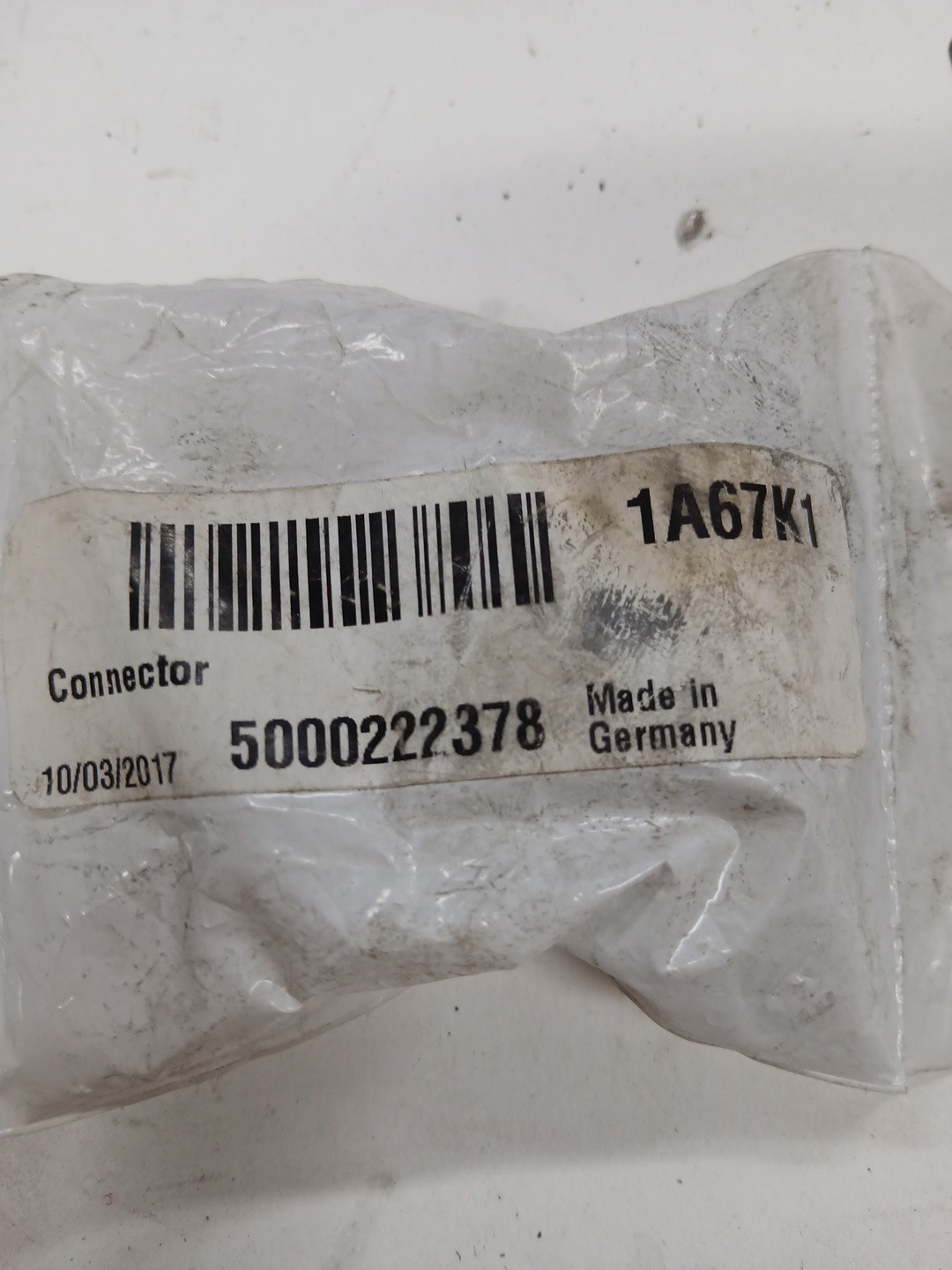 Genuine Wacker Part. OEM No. 5000222378 Connector H127