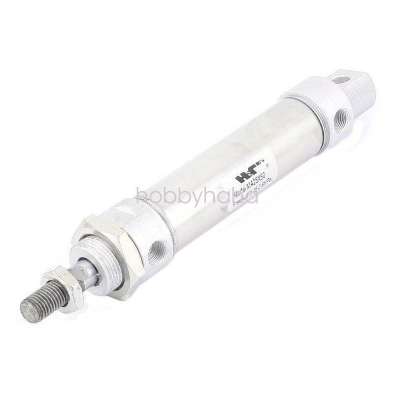1 Pcs 25mm Bore 50mm Stroke Mini Pneumatic Air Cylinder MA25-50-S-CA