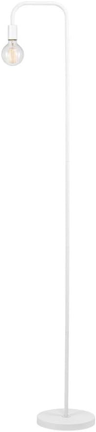 GLOBE Electric 67069 70" Matte White Floor Lamp with in-Line On/Off Foot Switch
