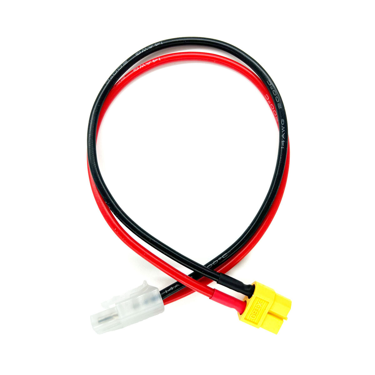 Racers Edge Charge Adapter Male Tamiya to Female XT60 300mm Wire RCE1684