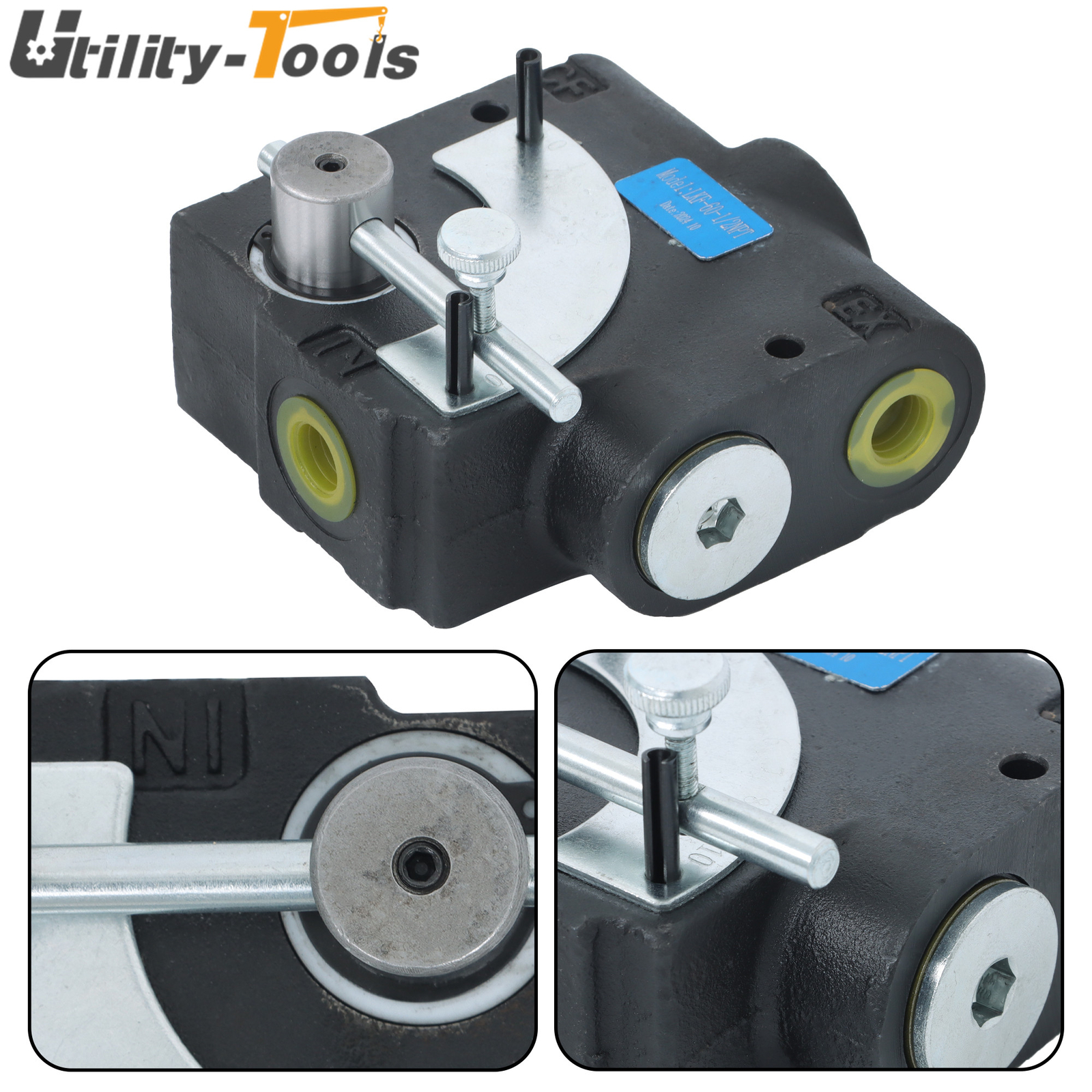 FC51 Side-Port Hydraulic Adjustable Variable Flow Control Valve 1/2”NPT 0-30GPM