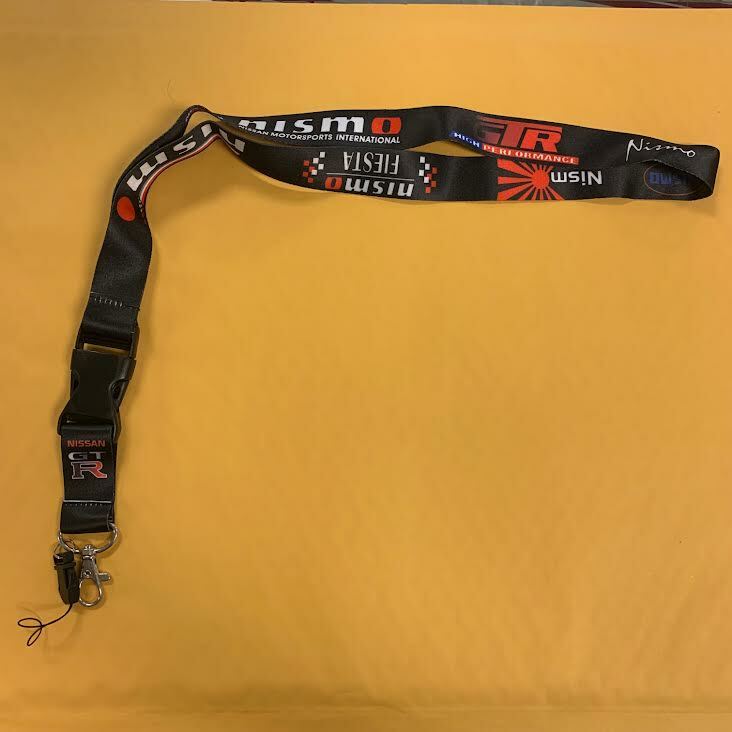 Nylon 21" Car Lanyard Key Holder Keychain NISMO Fiesta Style For Nissan GT-R S13