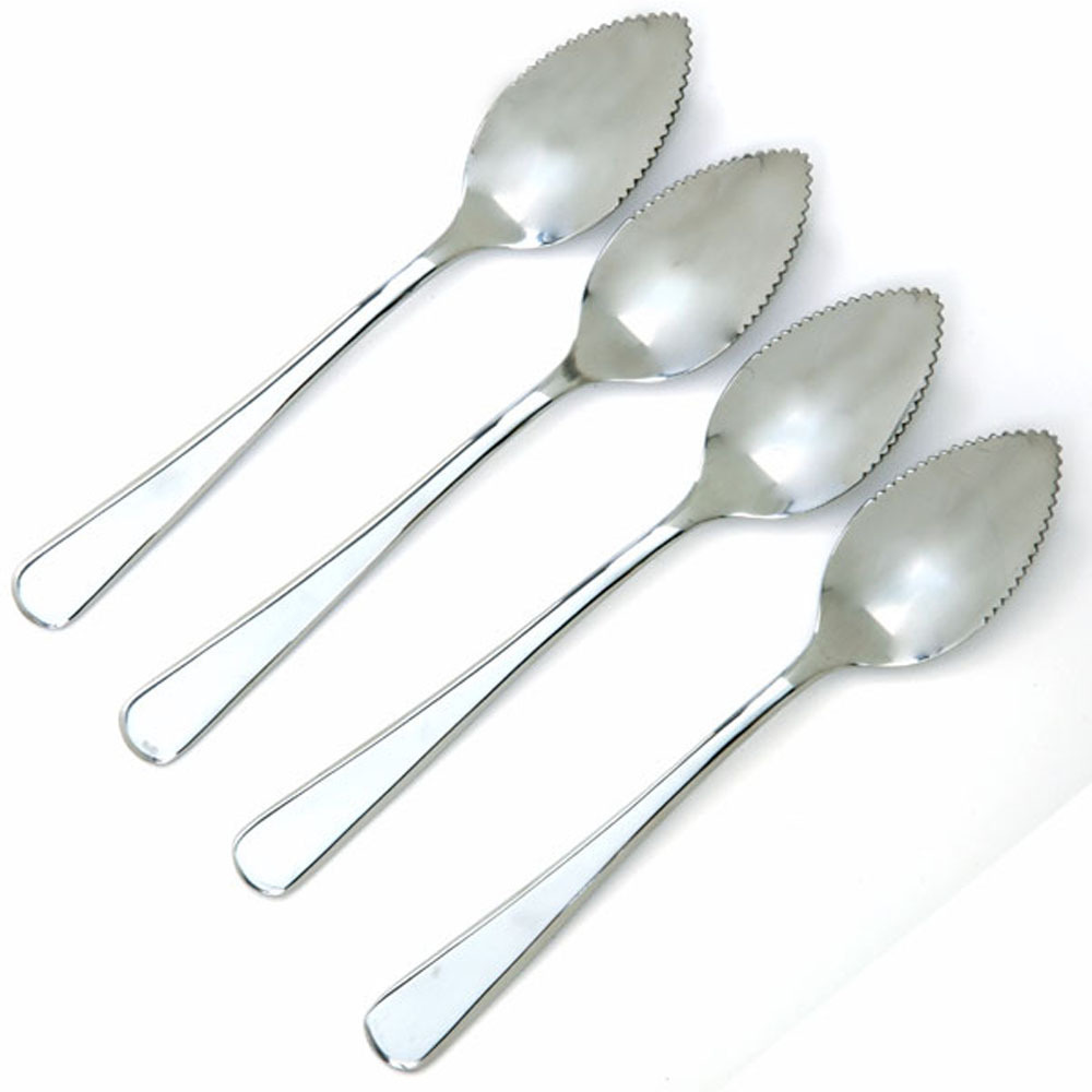 USA SELLER  4 GRAPEFRUIT SPOONS WINDSOR HEAVY WEIGHT 18/0 S/S FREE SHIP US ONLY