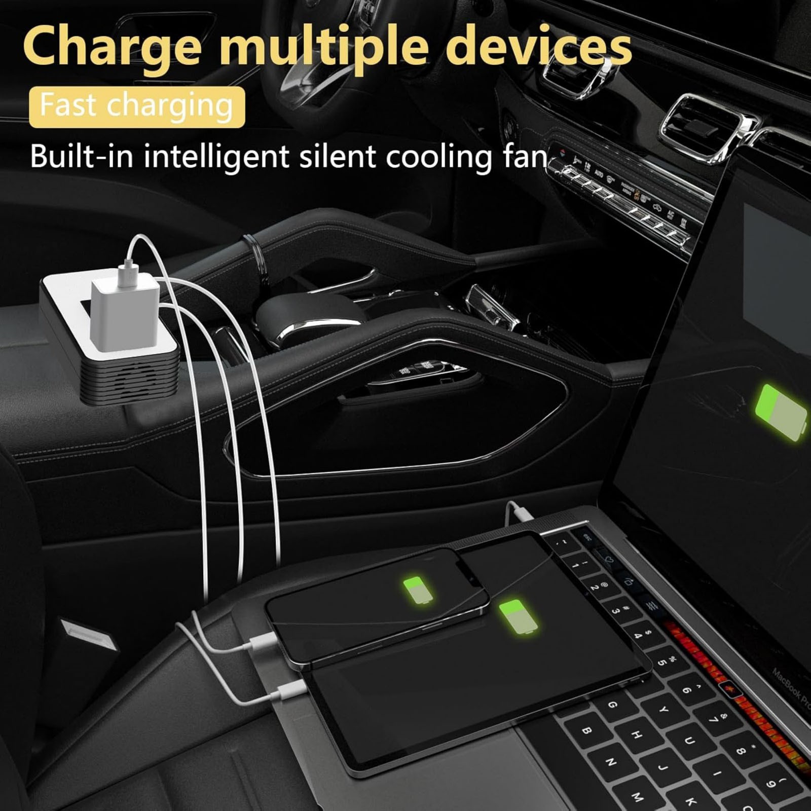 New 200W Car Power Inverter for 12V Car with Multiple Charging Ports Available