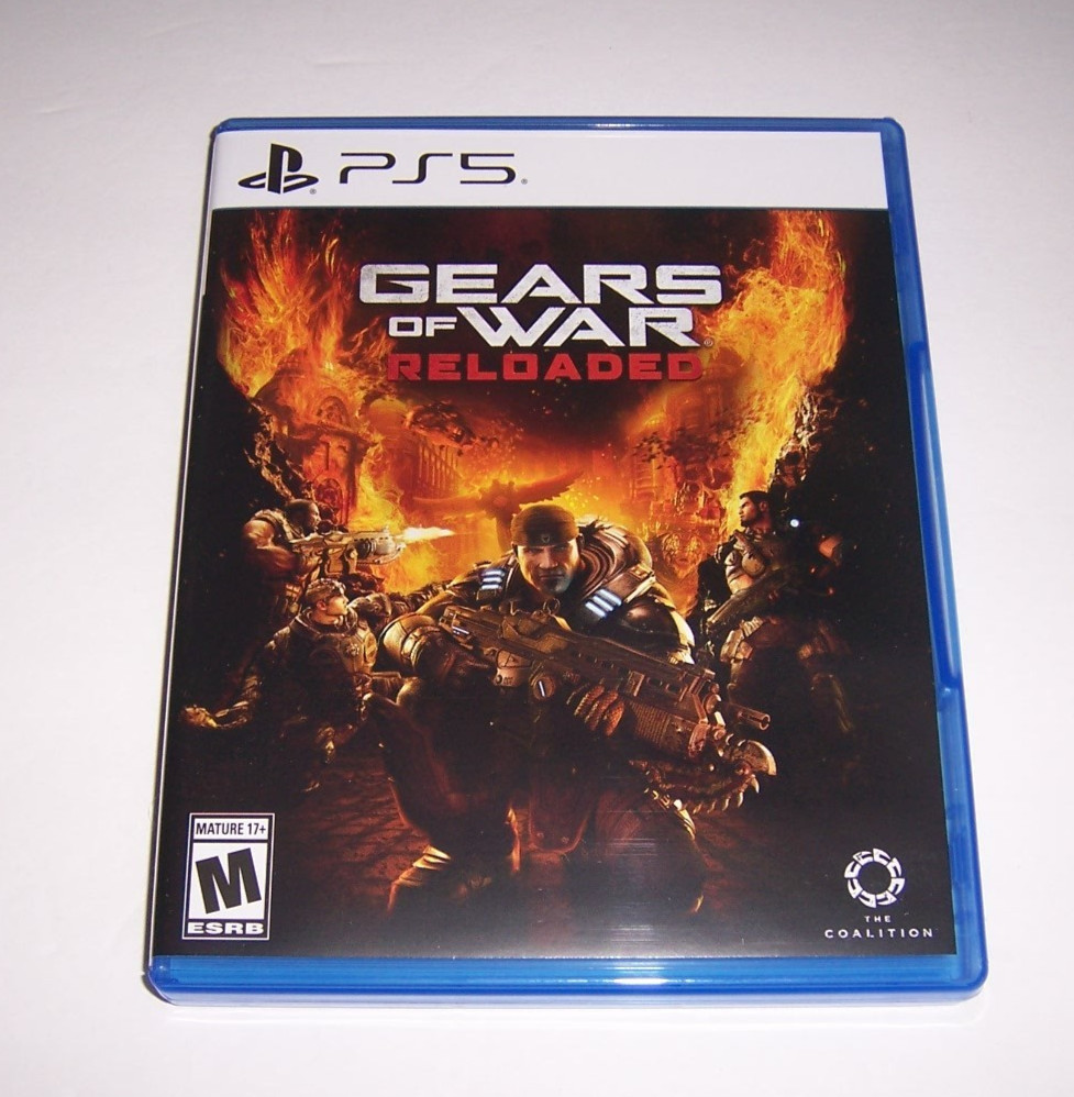 Authentic Box Case Replacement Sony PlayStation 5 PS5 For Gears of War Reloaded