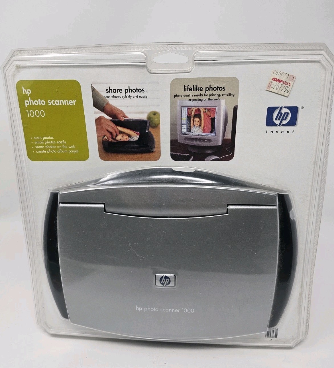 HP Photo Scanner 1000 Lifelike Photos Share Photos Scan Photos New Sealed