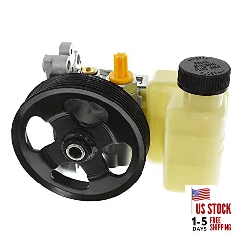 Power Steering Pump with Pulley & Reservoir Replacement for Mazda 6 2006 2007