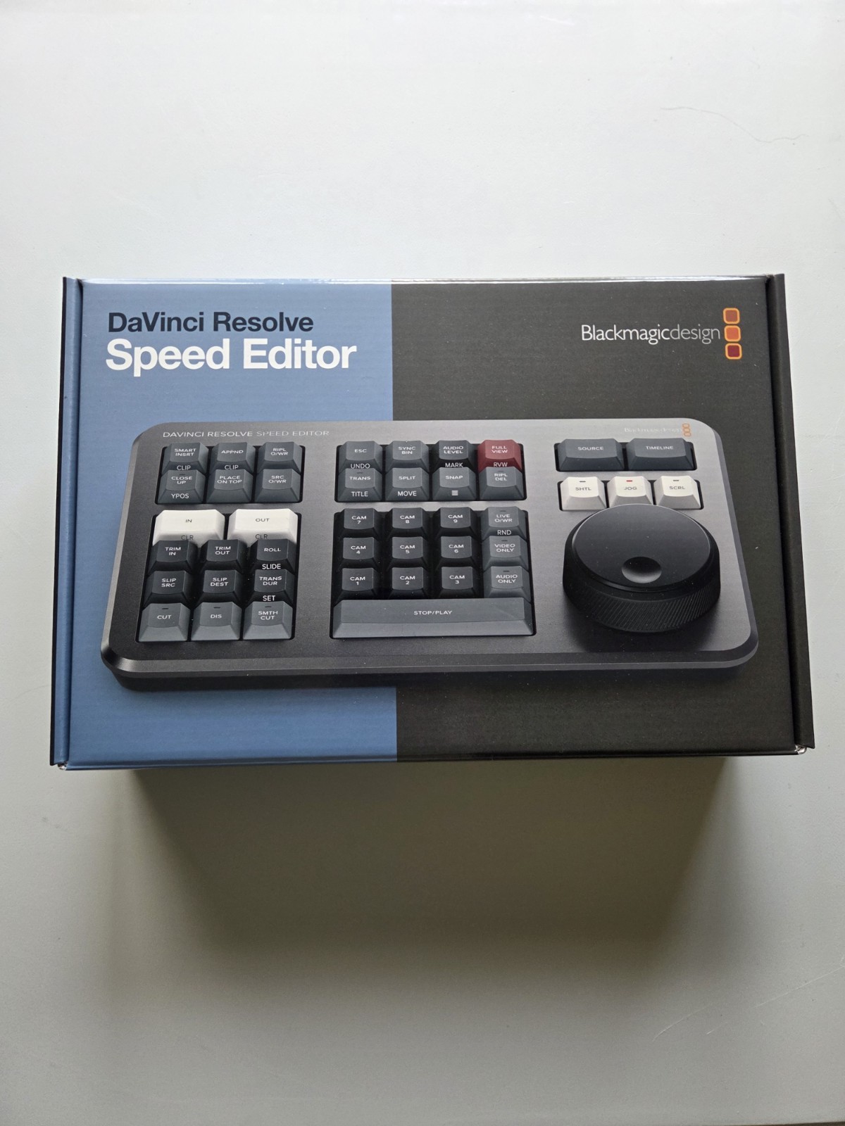 Blackmagic Design DaVinci Resolve Speed Editor Control Panel Keyboard
