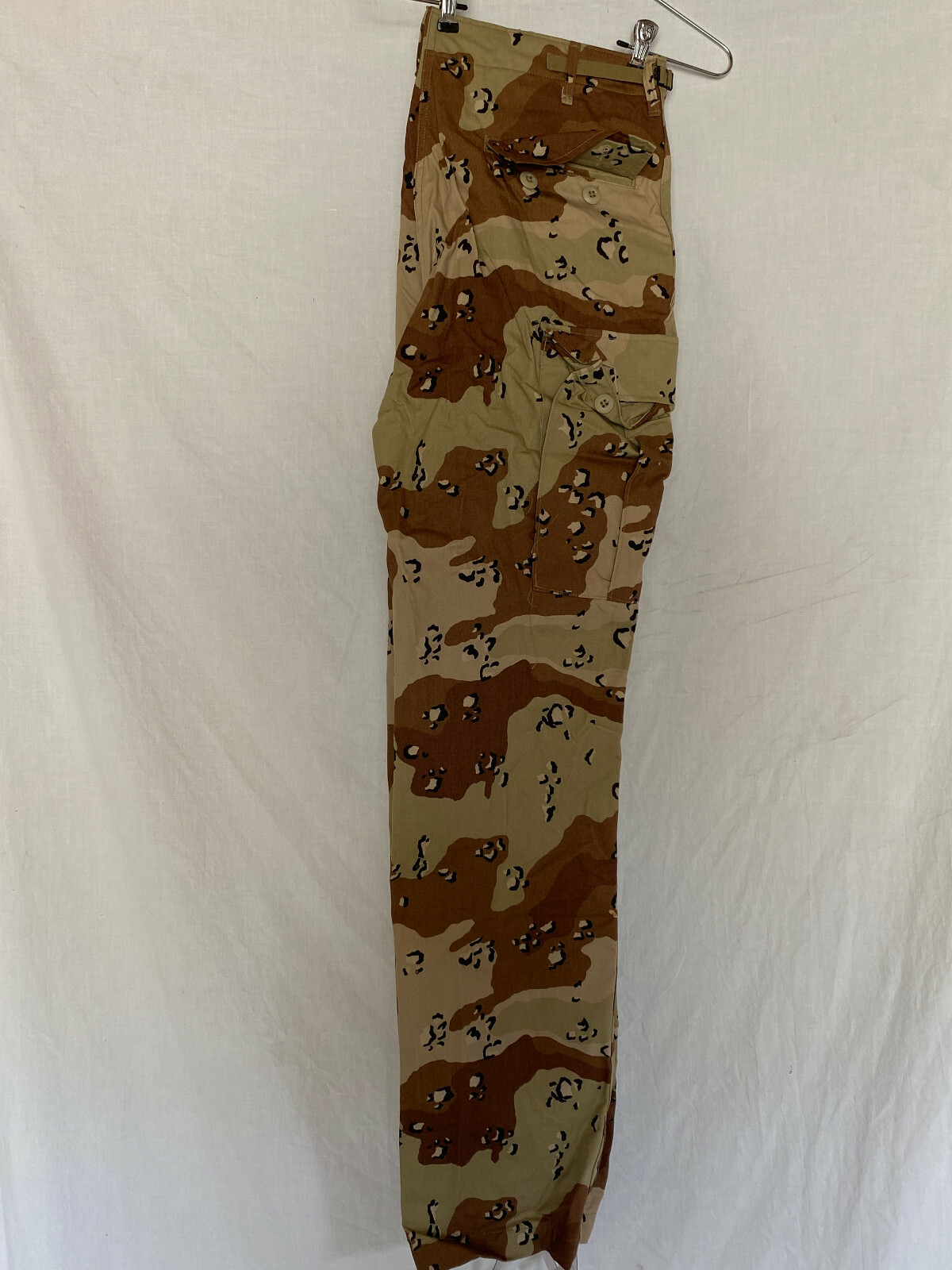 US MILITARY DESERT STORM 6 COLOR CHOCOLATE CHIP BDU PANT SMALL-SHORT “NEW”