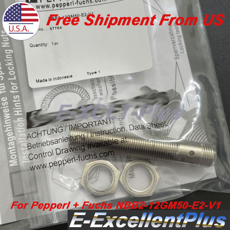 New 10-30V 2mm For Pepperl + Fuchs NBB2-12GM50-E2-V1 Photoelectric Sensor Switch