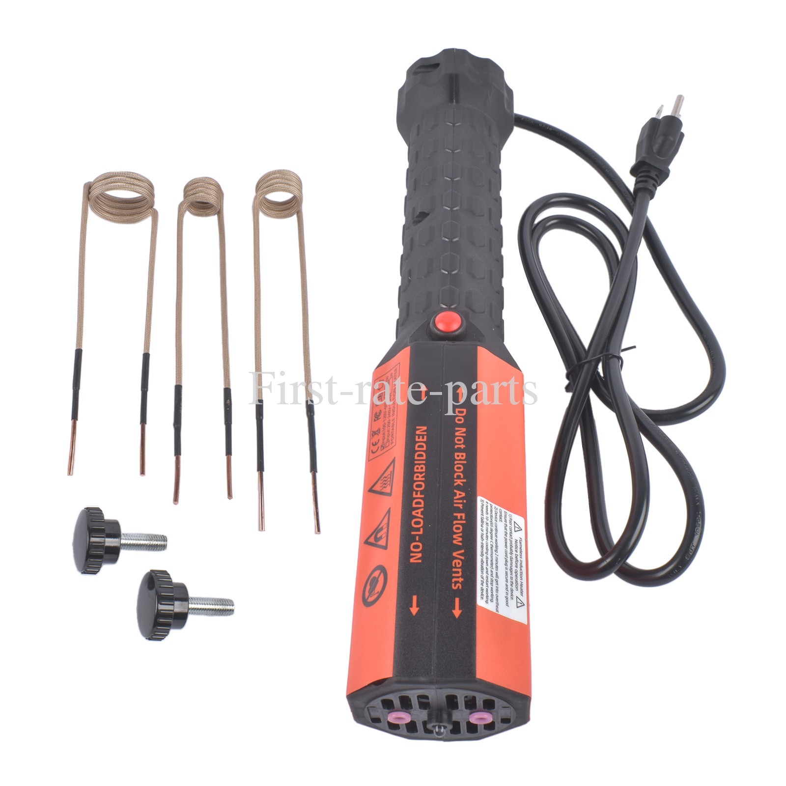 1100W/1200W Magnetic Induction Heater Kit Flameless Bolt Remover Tool w/ 3 Coils