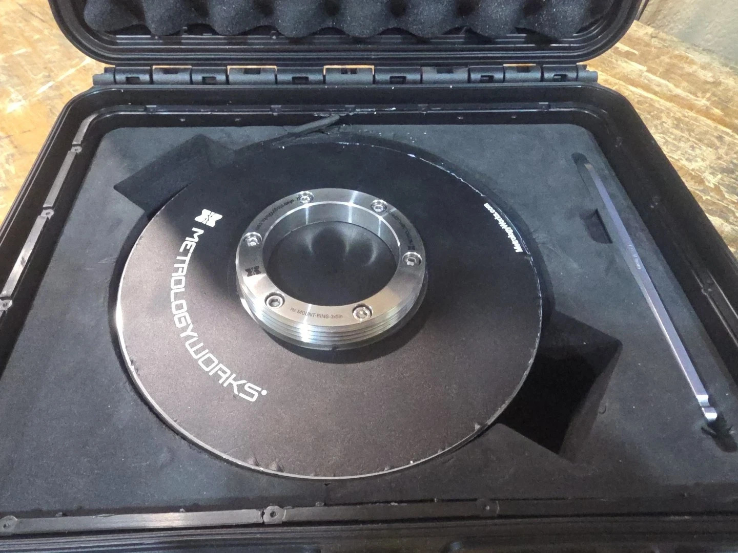 5" Metrology Magnetic Mount W Threaded Ring Mount-Ring 3x5