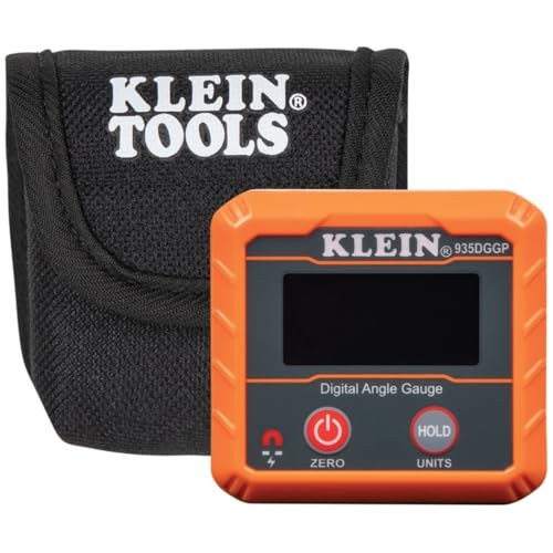 Klein Tools Digital Angle Finder Gauge Magnetic Base Degrees In/Ft