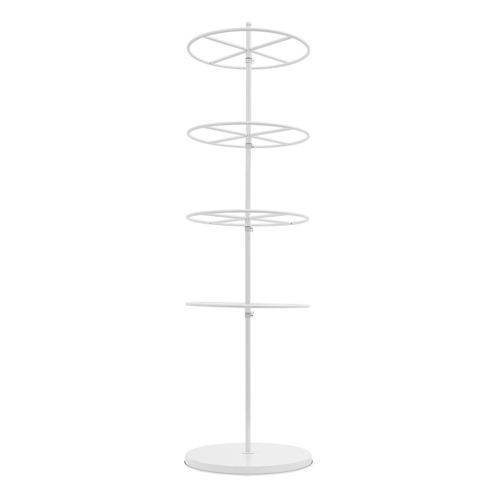 Rotatable Round Dispaly Rack Round Clothing Rack Metal Clothes Hanging Rack