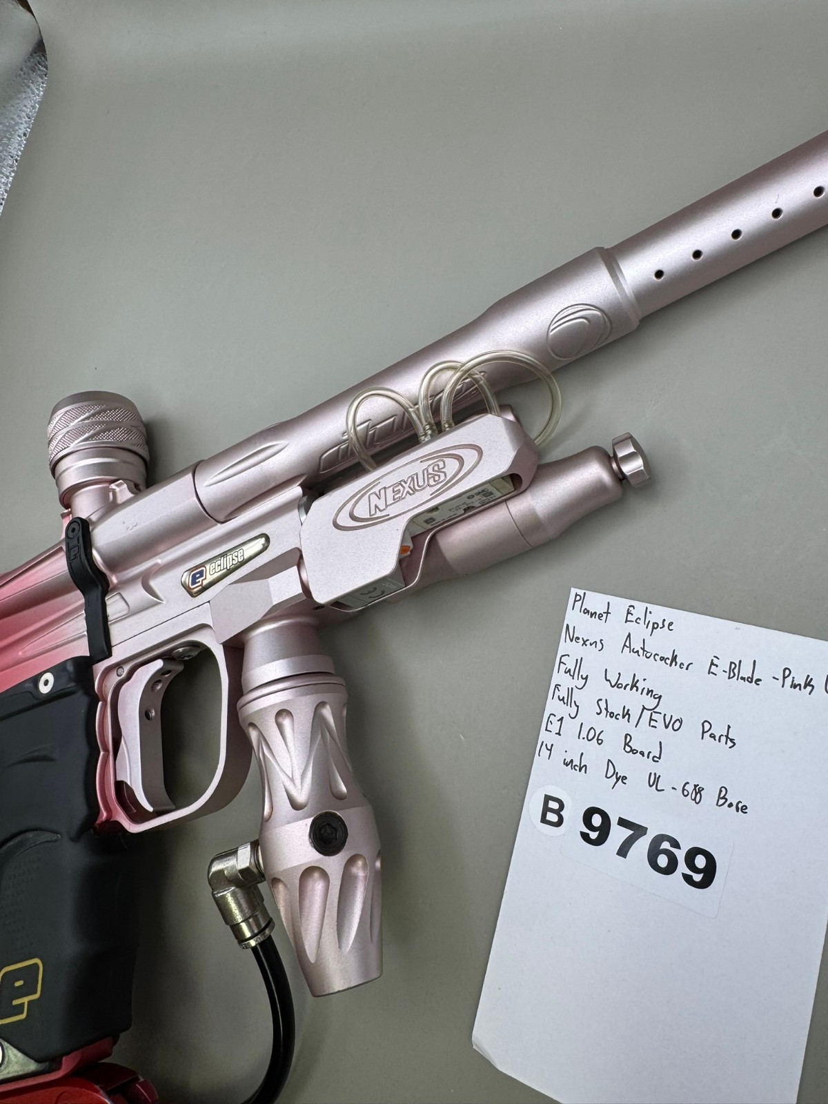 Planet Eclipse Nexus Autococker E-Blade - Pink Lady - Fully Working