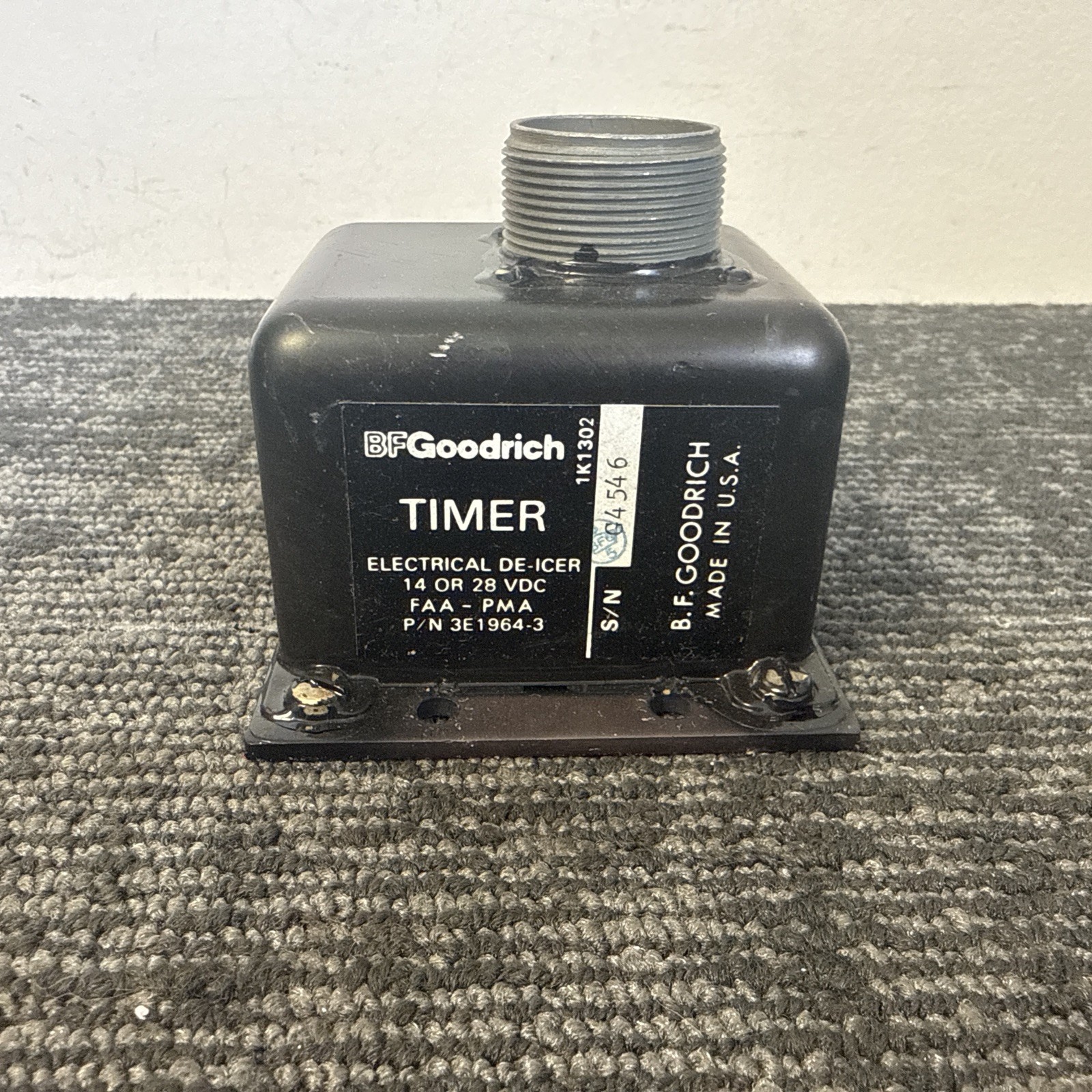 BFGoodrich Electrical De-Icer Timer P/N: 3E1964-3 (14-28 VDC)