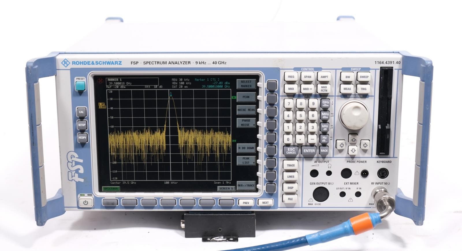 Rohde & Schwarz FSP40 Spectrum Analyzer 9 KHz to 40 GHz 1164.4391.40