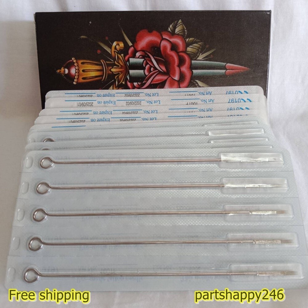 50 pcs. Needle Head Tattoo Tool Traditional Art Machines Sak Yant Head Kit Raft