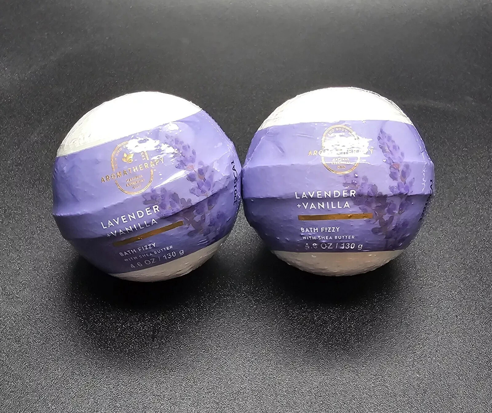 Bath & Body Works Bath Bomb Lavender Vanilla New - Set of 2!