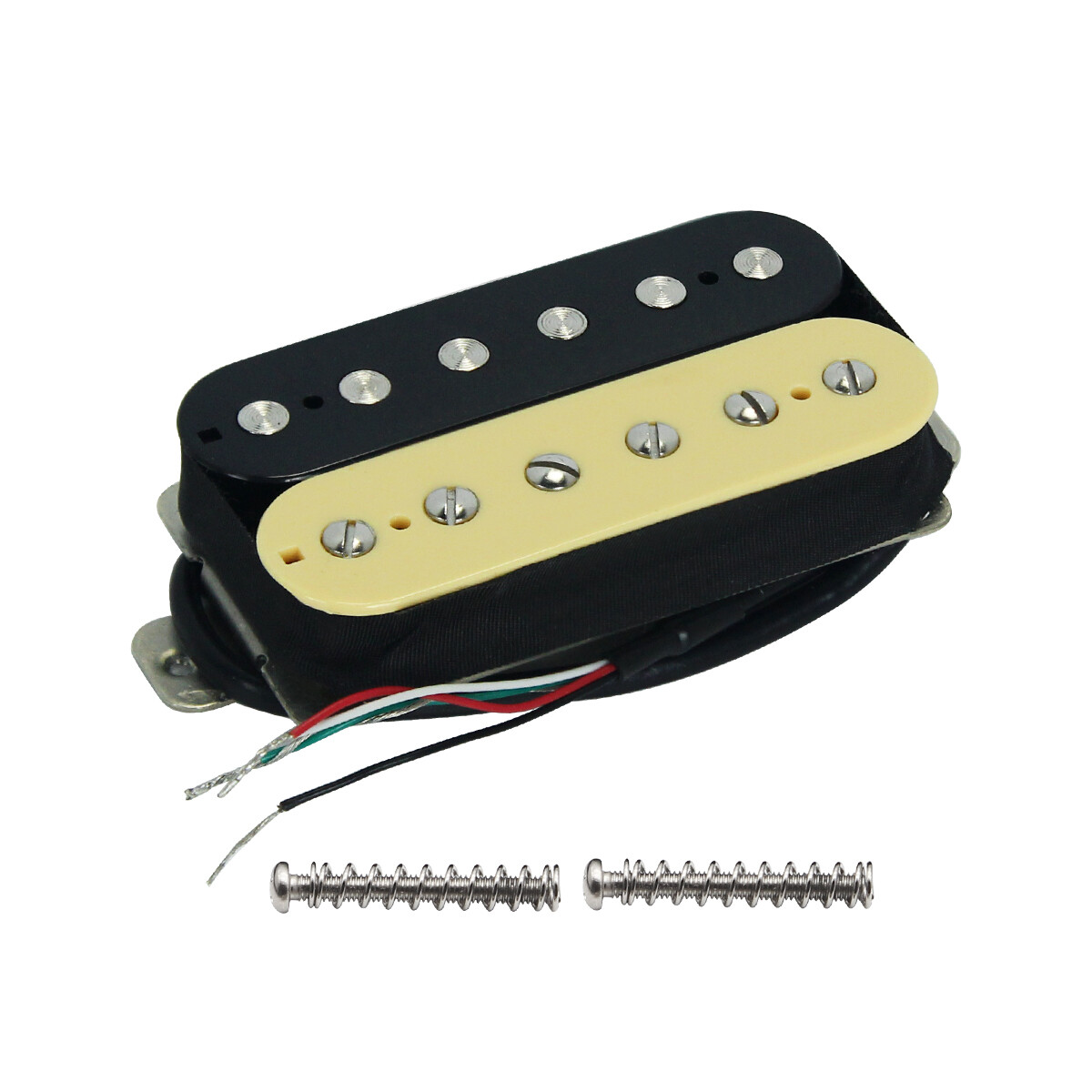 FLEOR Alnico 5  Electric Guitar Humbucker Pickup Double Coil Zebra Bridge 14-15K